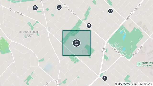 Map of Planned Power Outage — Ryde and nearby items