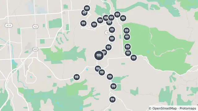 Map of Tree Pruning — Main Road, Blackwood and nearby items