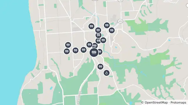 Map of Construction — Main South Road, Darlington and nearby items