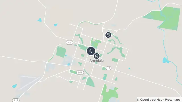 Map of Air Quality — Armidale and nearby items