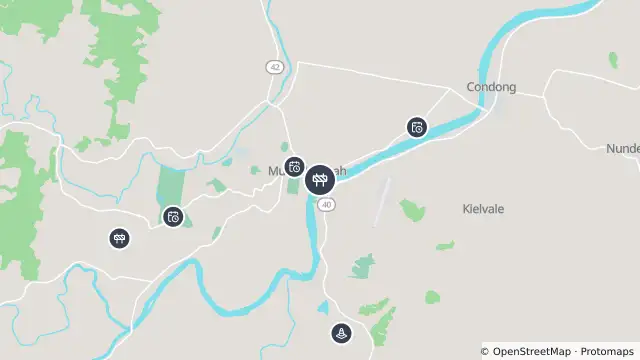 Map of Scheduled Roadwork Bridge Work — Wollumbin Street, Murwillumbah and nearby items