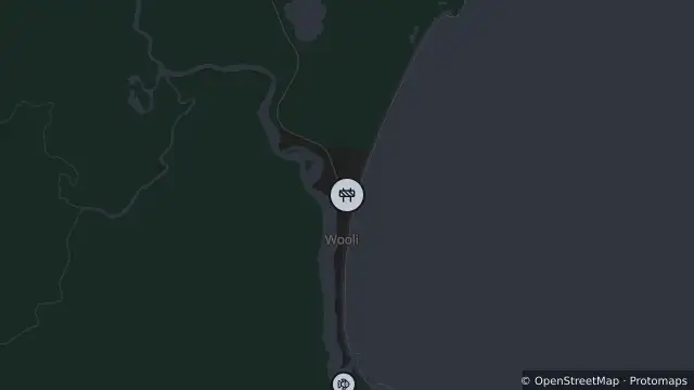 Map of Scheduled Roadwork — Main St, Wooli and nearby items