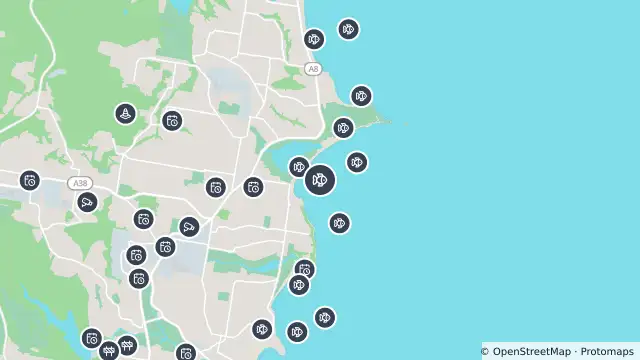 Map of Drone Surveillance Location — Dee Why and nearby items