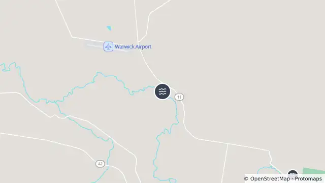 Map of Flooding — Toolburra Plains Road — Toolburra and nearby items