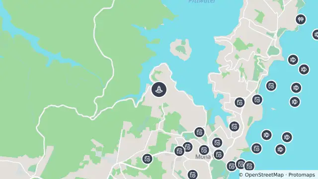 Map of Changed Traffic Conditions — Mccarrs Creek Road, Church Point and nearby items