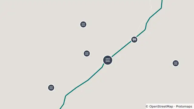 Map of Flooding — Thomson Developmental Road — Longreach and nearby items