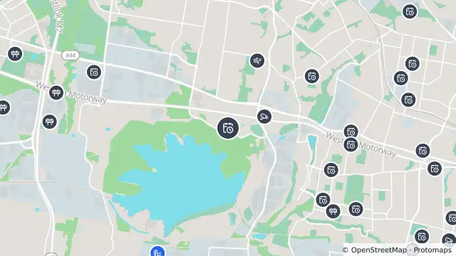 Map of Planned Power Outage — Prospect and nearby items