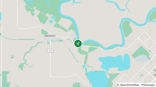 Map of Algal Status Green — 414206 - Murray River At Merbein and nearby items