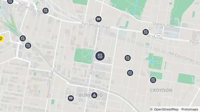 Map of Planned Power Outage — Burwood and nearby items
