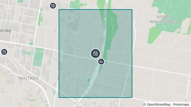 Map of Planned Power Outage — Hornsby, Wahroonga and nearby items