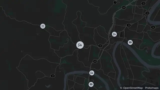 Map of Kenmore - Moggill Road & Brookfield Road - East and nearby items