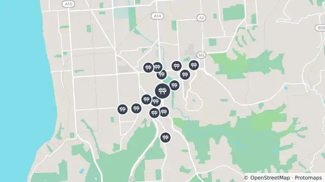 Map of Weed Spraying — Southern Expressway, Bedford Park and nearby items