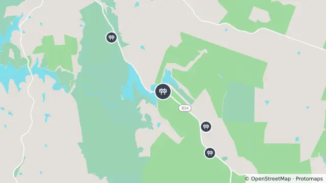 Map of Asphalt Works — Warren Road, Mount Crawford and nearby items