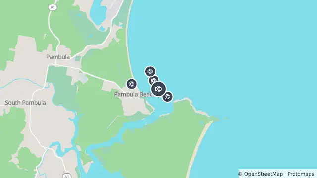 Map of Smart Drumline Location — Pambula and nearby items