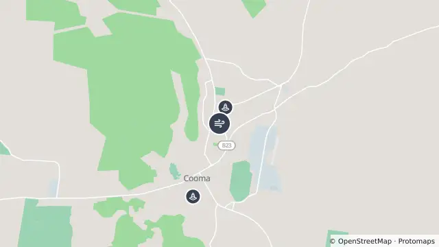 Map of Air Quality — Cooma and nearby items