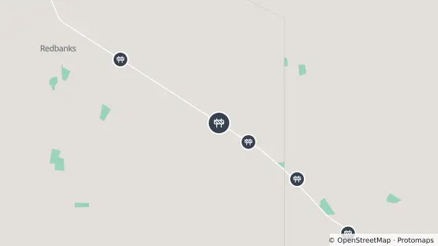 Map of Construction — Redbanks Road, Redbanks and nearby items