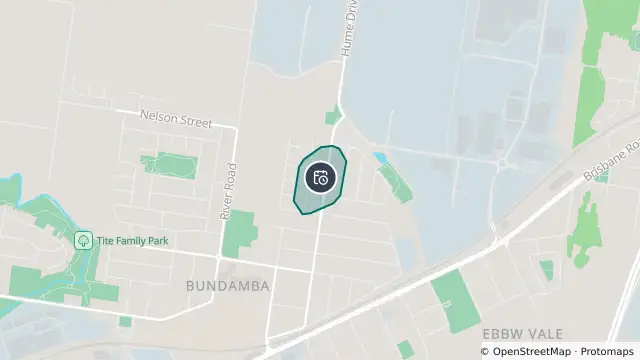 Map of Planned Power Outage — Bundamba and nearby items