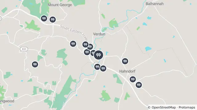 Map of Tree Pruning — Mount Barker Road, Hahndorf and nearby items