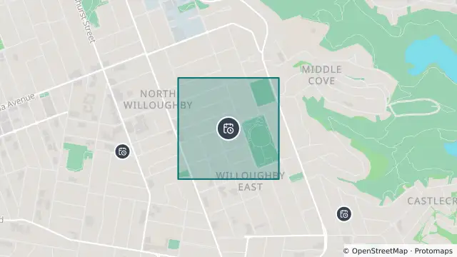 Map of Planned Power Outage — North Willoughby, Willoughby, Willoughby East and nearby items