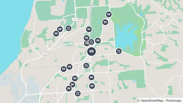 Map of Mowing — Main South Road, Trott Park and nearby items