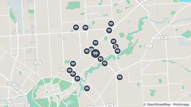 Map of Sign Installation — Ascot Avenue, Vale Park and nearby items