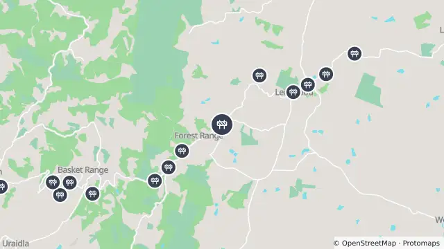 Map of Tree Pruning — Lobethal Road, Forest Range and nearby items