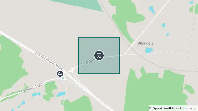 Map of Planned Power Outage — Allandale and nearby items