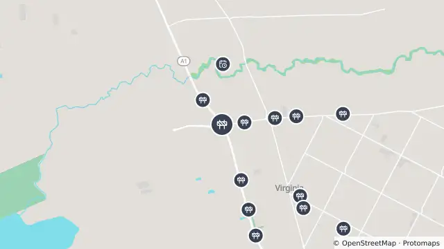 Map of Road Repair — Port Wakefield Highway, Riverlea Park and nearby items