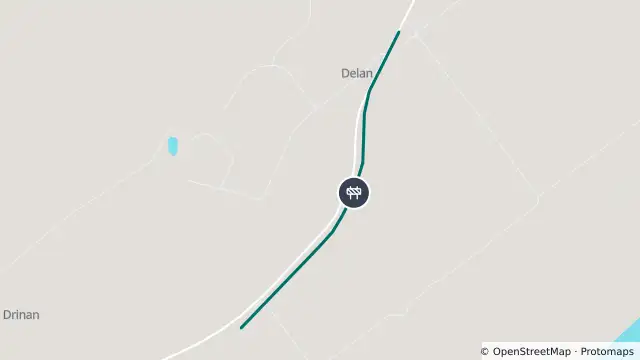 Map of Roadworks — Gilgai Road / Wallaville Goondoon Road — Delan and nearby items