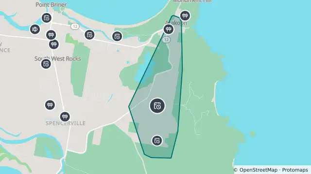 Map of Planned Power Outage — Incd-138069-R and nearby items
