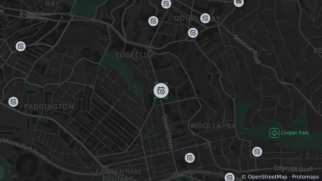 Map of Planned Power Outage — Woollahra and nearby items