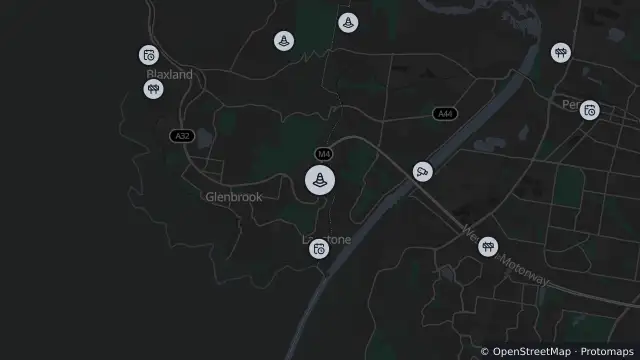 Map of Changed Traffic Conditions — Governors Drive, Lapstone and nearby items