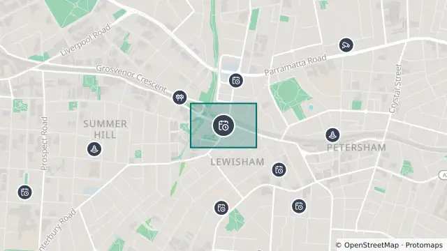 Map of Planned Power Outage — Lewisham and nearby items
