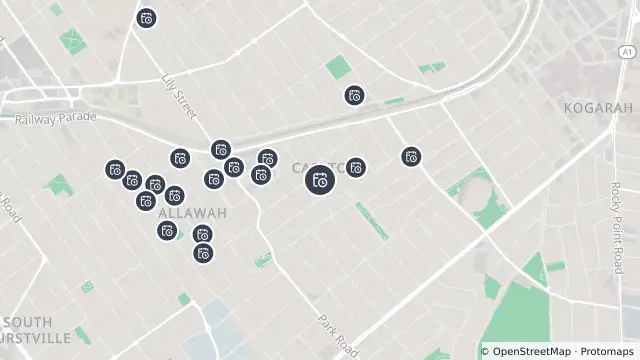 Map of Planned Power Outage — Carlton and nearby items