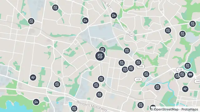Map of Planned Power Outage — Toongabbie and nearby items