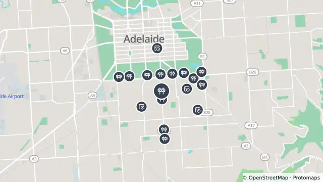 Map of Footpath Maintenance/Repairs — Unley Road, Parkside and nearby items