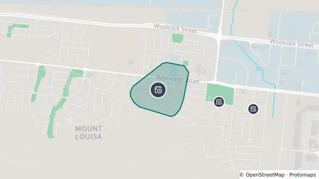 Map of Planned Power Outage — Mount Louisa and nearby items