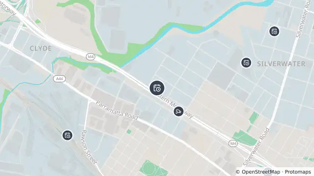 Map of Planned Power Outage — Auburn, Silverwater and nearby items