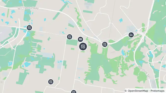 Map of Planned Power Outage — Kemps Creek and nearby items