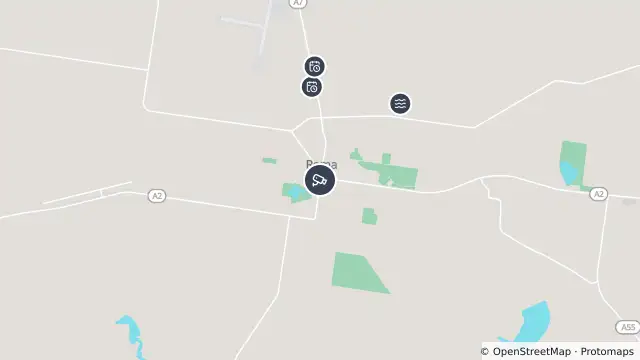 Map of Roma - Carnarvon Highway - South and nearby items