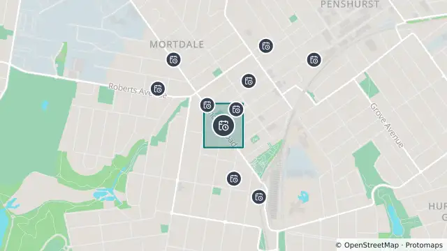 Map of Planned Power Outage — Mortdale, Oatley and nearby items