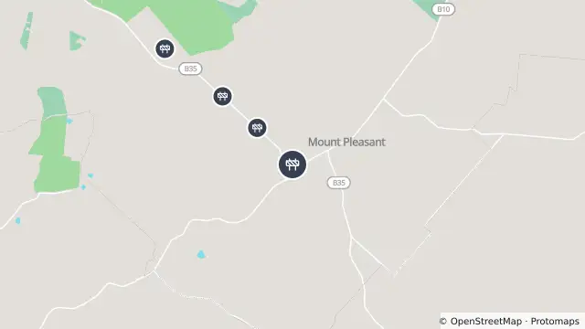 Map of Tree Pruning — Cricks Mill Road, Mount Pleasant and nearby items