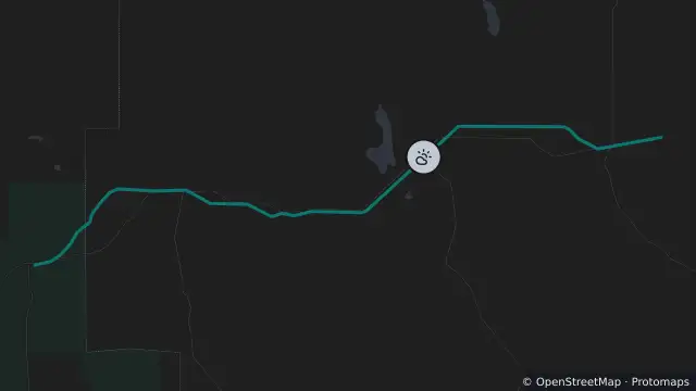 Map of Adverse Weather — Dunsandle Rd, Weilmoringle and nearby items