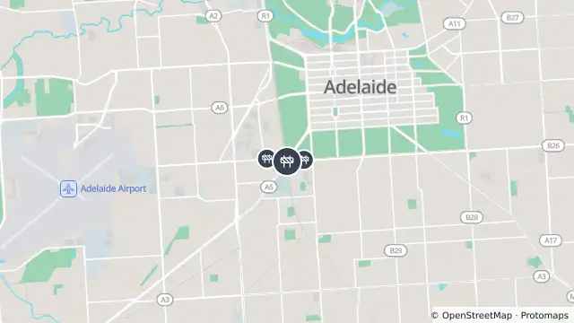 Map of Mowing — Greenhill Road, Adelaide and nearby items