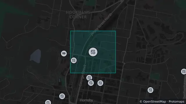 Map of Planned Power Outage — Hornsby and nearby items