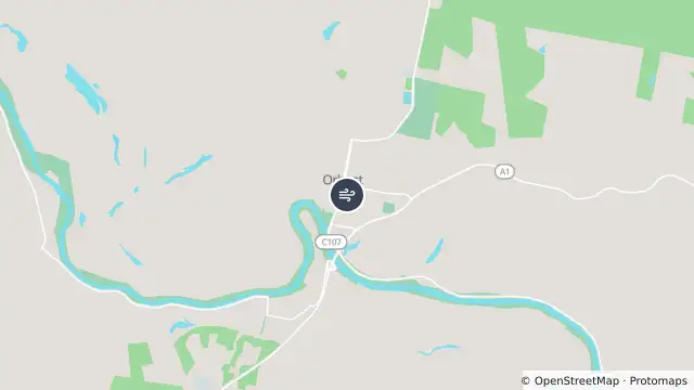 Map of Orbost and nearby items
