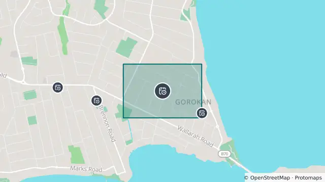 Map of Planned Power Outage — Gorokan and nearby items
