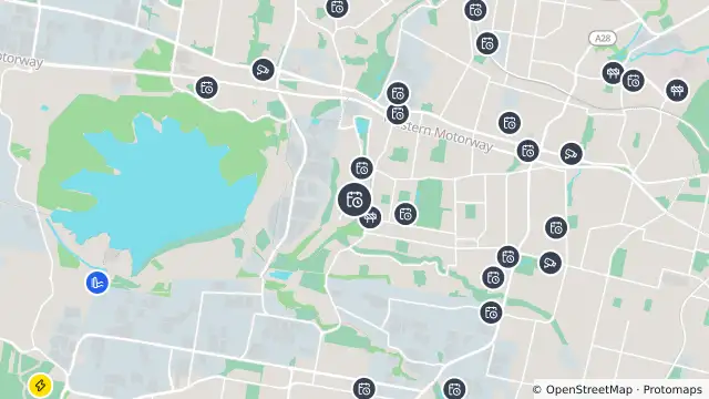 Map of Planned Power Outage — Pemulwuy and nearby items