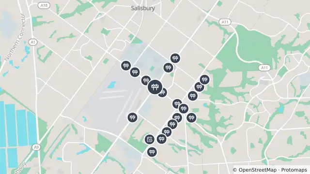 Map of Mowing — Kings Road, Salisbury South and nearby items