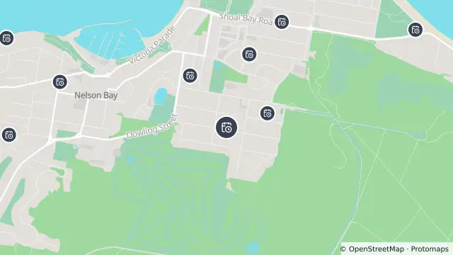 Map of Planned Power Outage — Nelson Bay and nearby items
